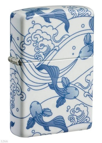 Zippo koi fish design - koi,