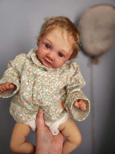 Reborn baby doll wes mirte - doll,